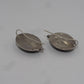 Vintage Ohrringe aus 925er Silber mit Onyx-Steinen