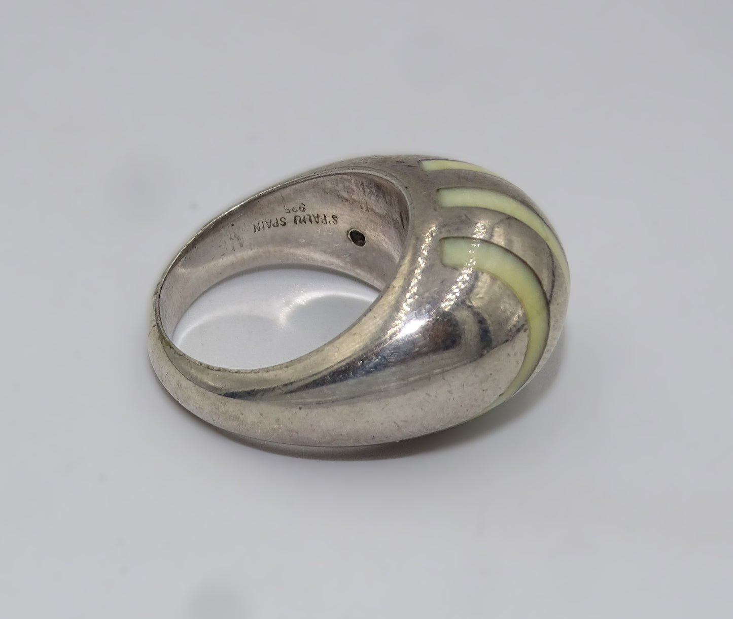 Modernistischer STERLING Joachim S. Paliu Spanien Ring aus Silber 925, Größe 55