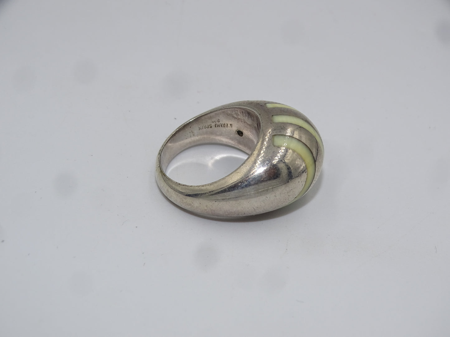 Modernistischer STERLING Joachim S. Paliu Spanien Ring aus Silber 925, Größe 55