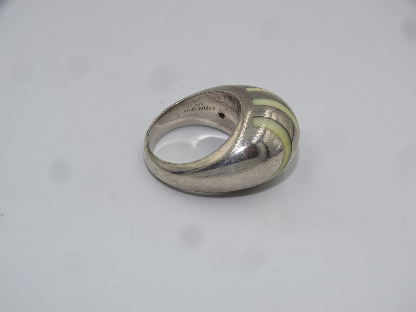 Modernistischer STERLING Joachim S. Paliu Spanien Ring aus Silber 925, Größe 55