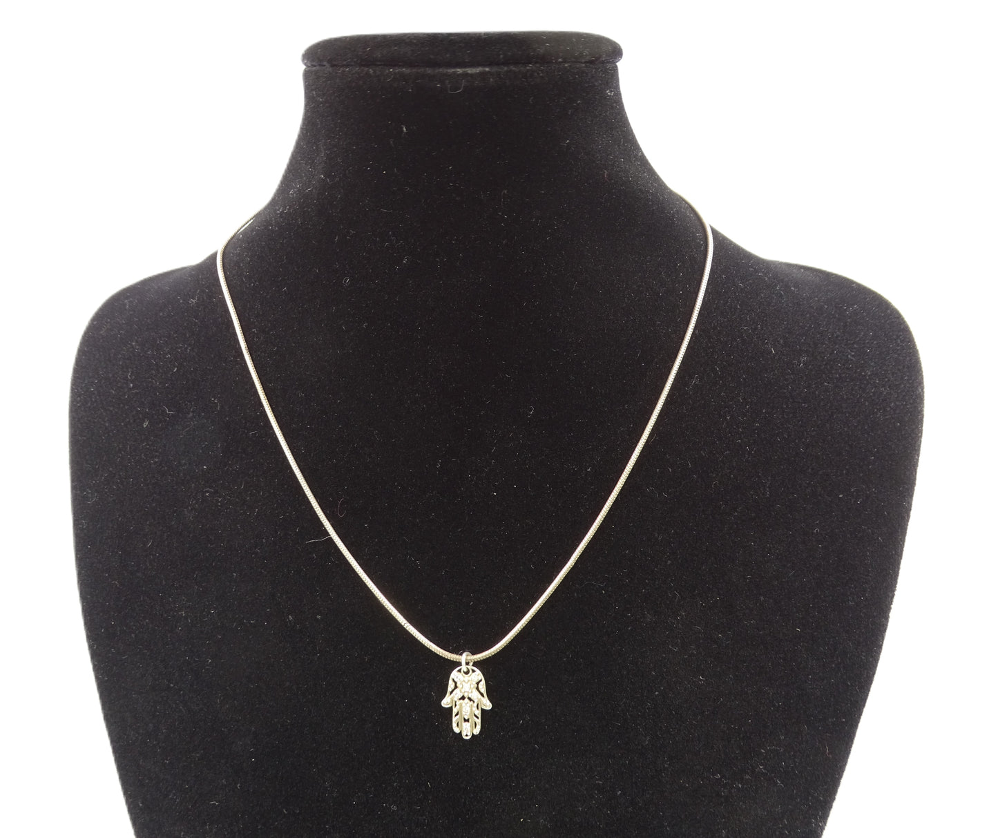 Hamsa-Khamsa 925 Silberkette - Schutzsymbol für Glück und Harmonie