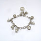 925 Vintage Sterling Silber Charms Armband