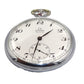 Omega 18 Linie Taschenuhr Cal 960, Baujahr 1973 - Druckknopflasche, 17 Juwelen