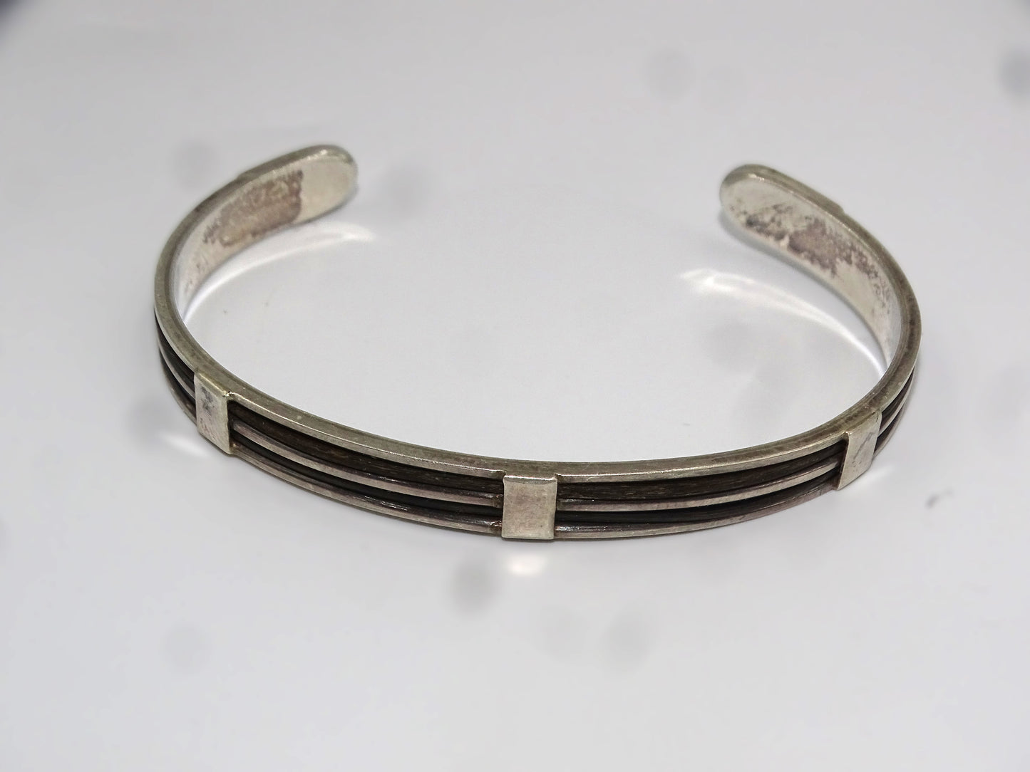 Vintage signiertes 925er Silberarmband