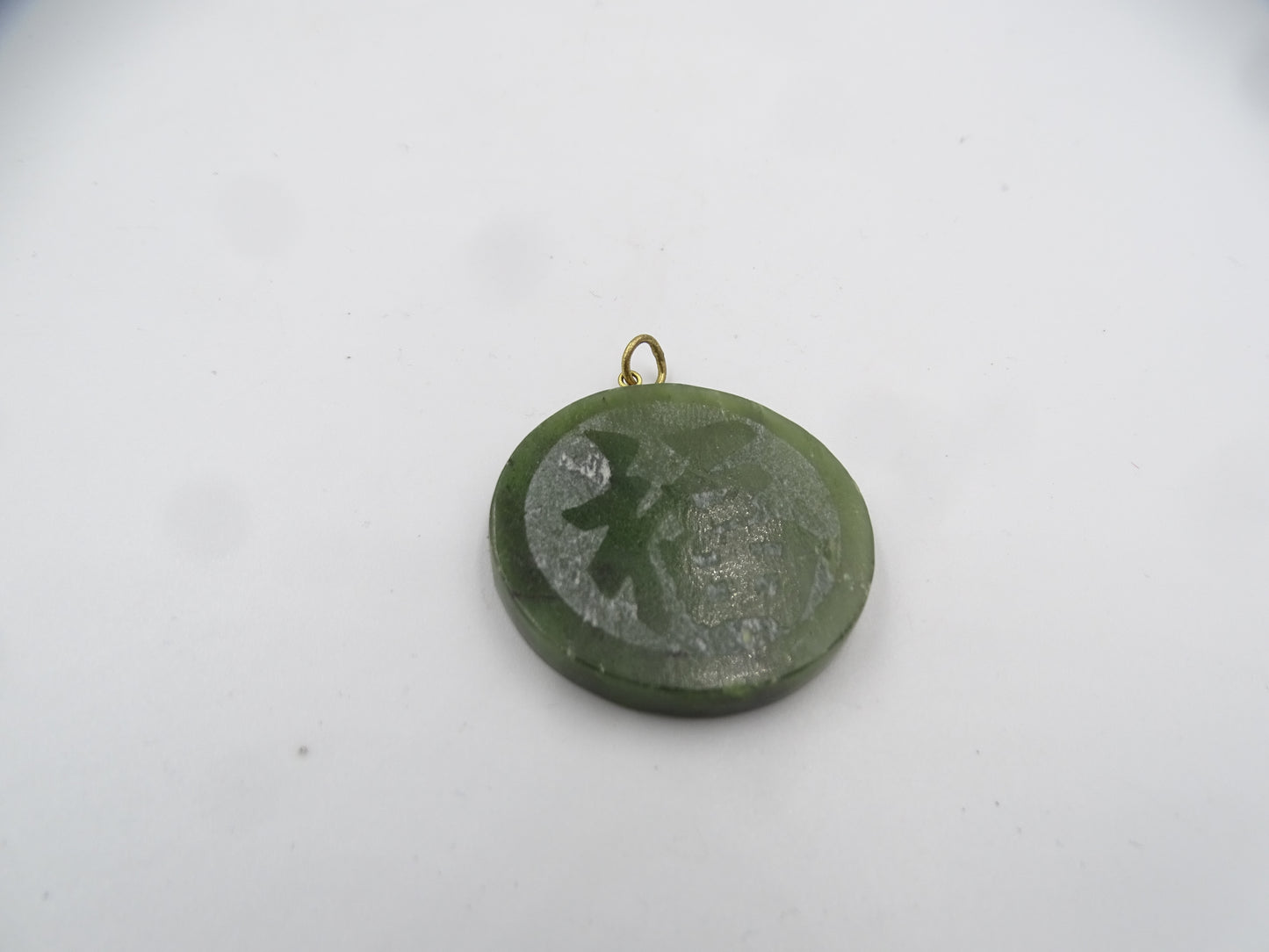 Eleganter Vintage-Jade-Anhänger aus China – ca. 14 g, 3,5 cm