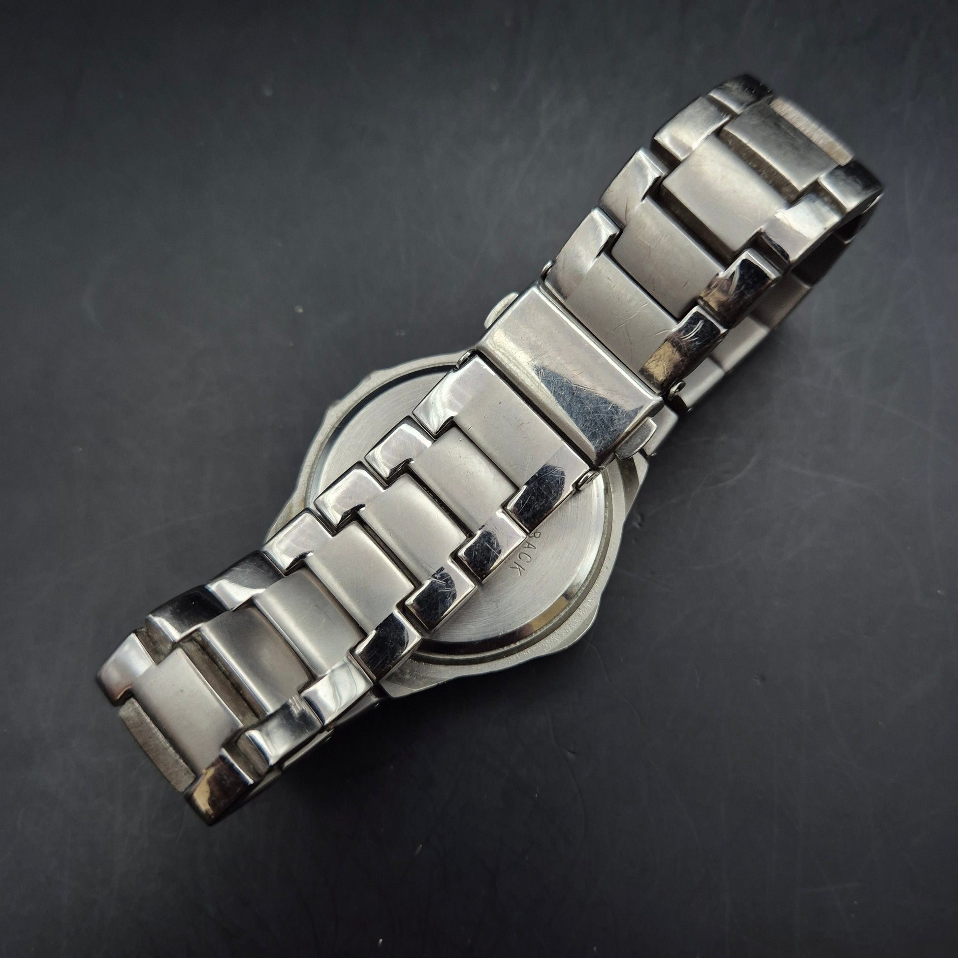 Roven Quartz Herrenuhr, blaues Zifferblatt – DEFEKT (Krone fehlt) - Bild 4