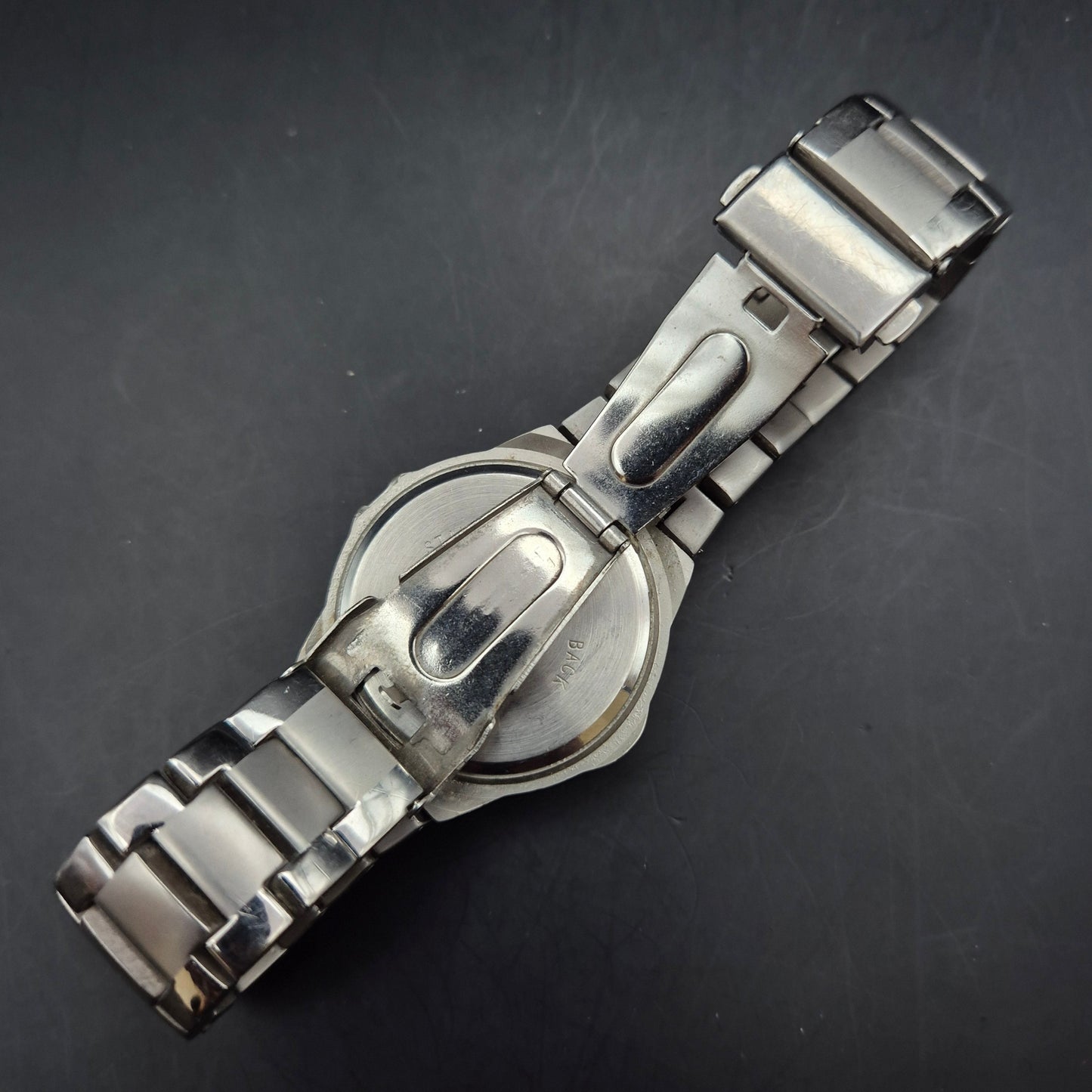 Roven Quartz Herrenuhr, blaues Zifferblatt – DEFEKT (Krone fehlt) - Bild 5