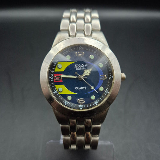 ROVEN Classique Vintage Quarzuhr | Sportliches 90er Design