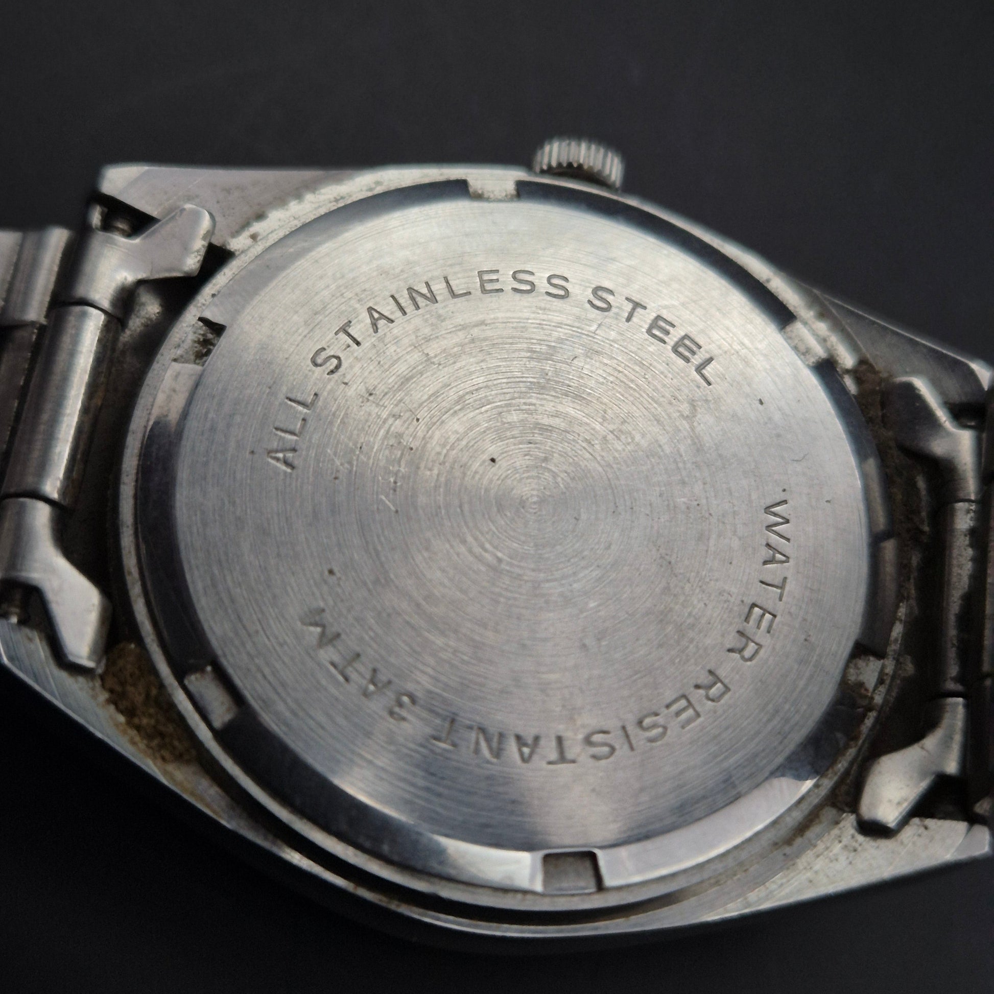 Vintage Saphira EKo Herrenuhr | Silberfarbenes Metallband | Datum - Bild 5