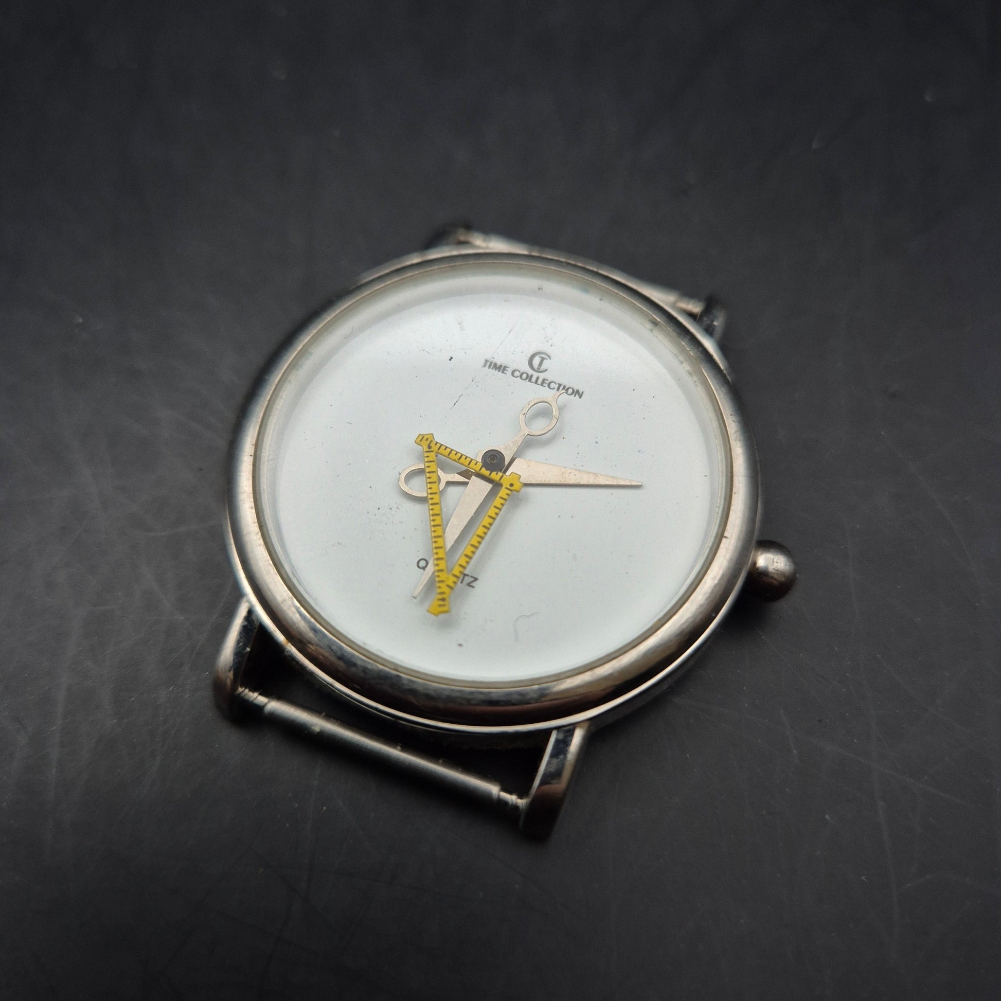 TIME COLLECTION Quarzuhr mit Schere & Maßband Zeigern – Novelty Uhr - Bild 2