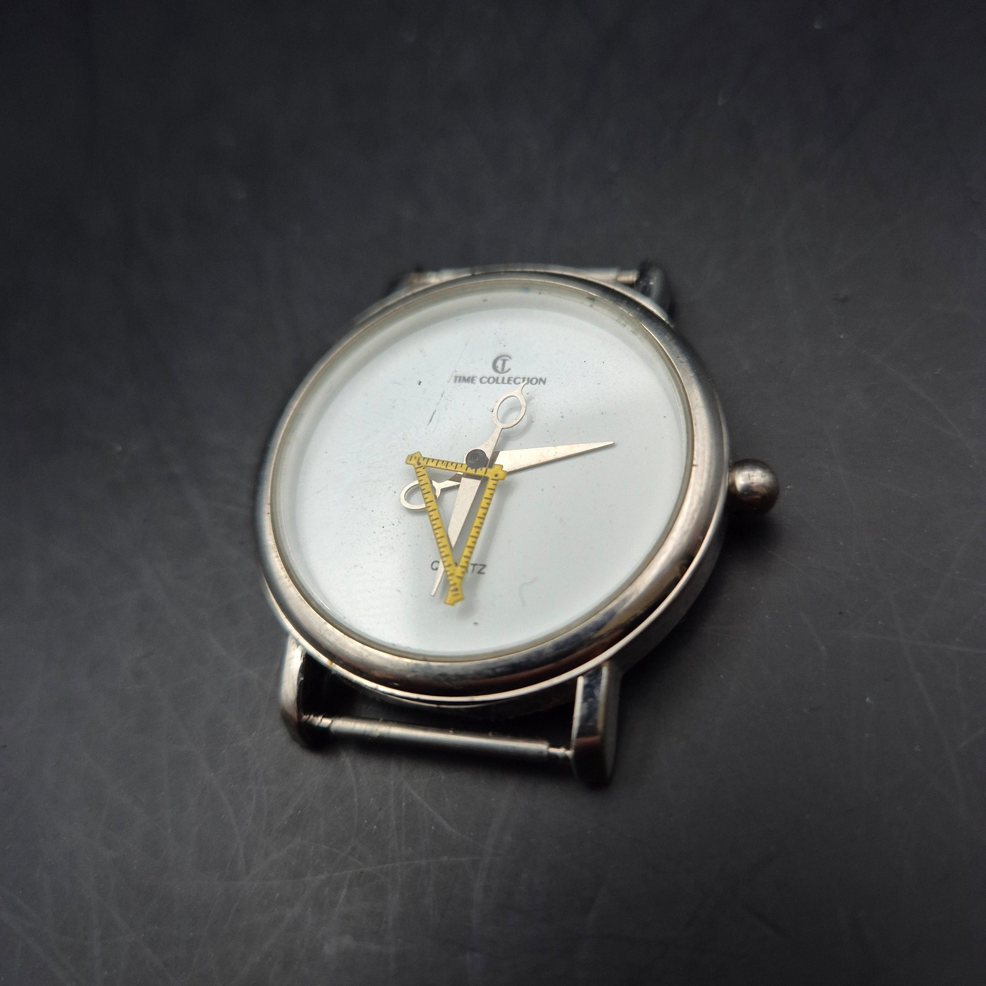 TIME COLLECTION Quarzuhr mit Schere & Maßband Zeigern – Novelty Uhr - Bild 3