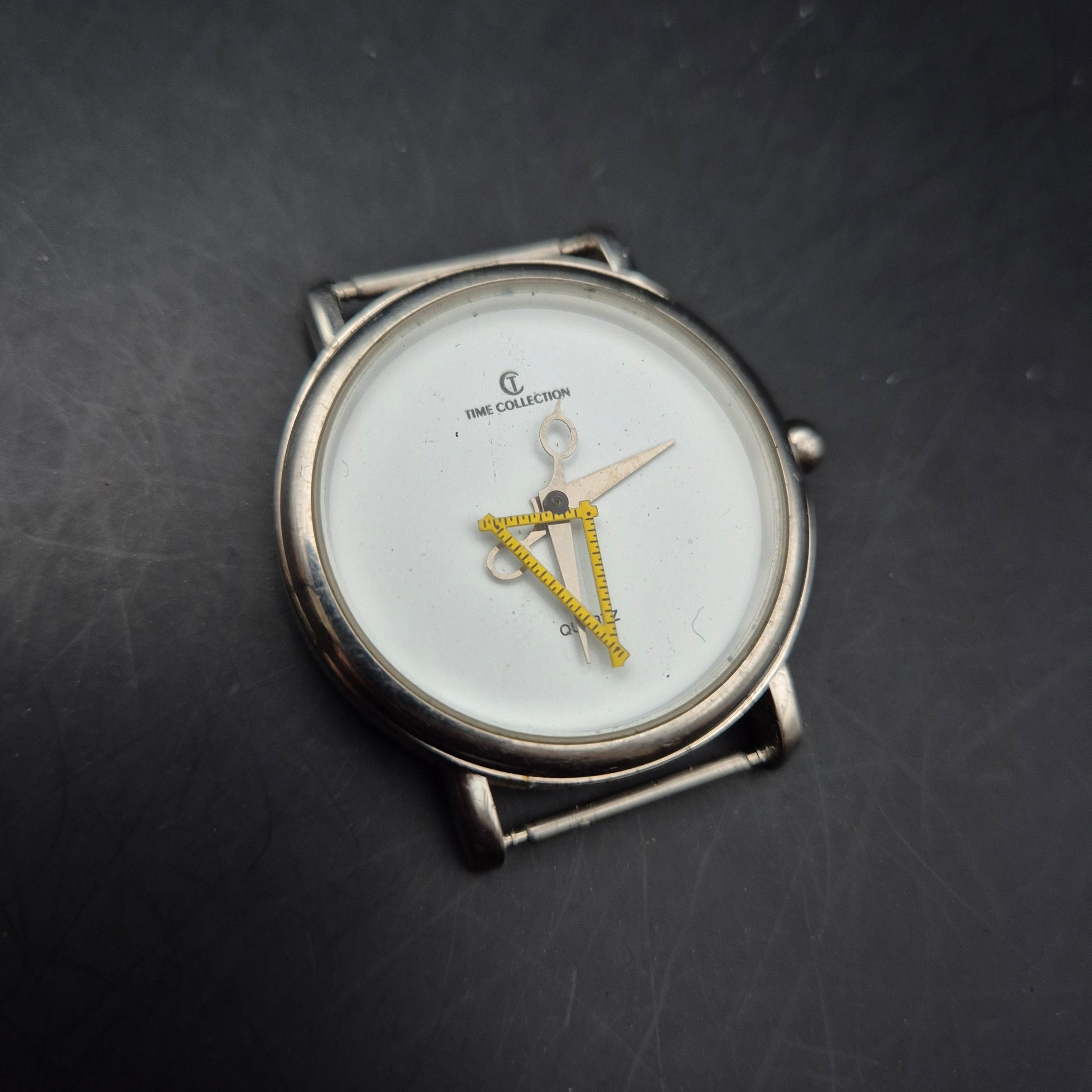 TIME COLLECTION Quarzuhr mit Schere & Maßband Zeigern – Novelty Uhr - Bild 4