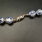 Vintage Keramikperlenkette Blau-Weiß im Chinoiserie-Stil - Bild 6