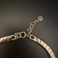 Elegante Vintage Schlangenkette Goldfarbenes Metall - Bild 7