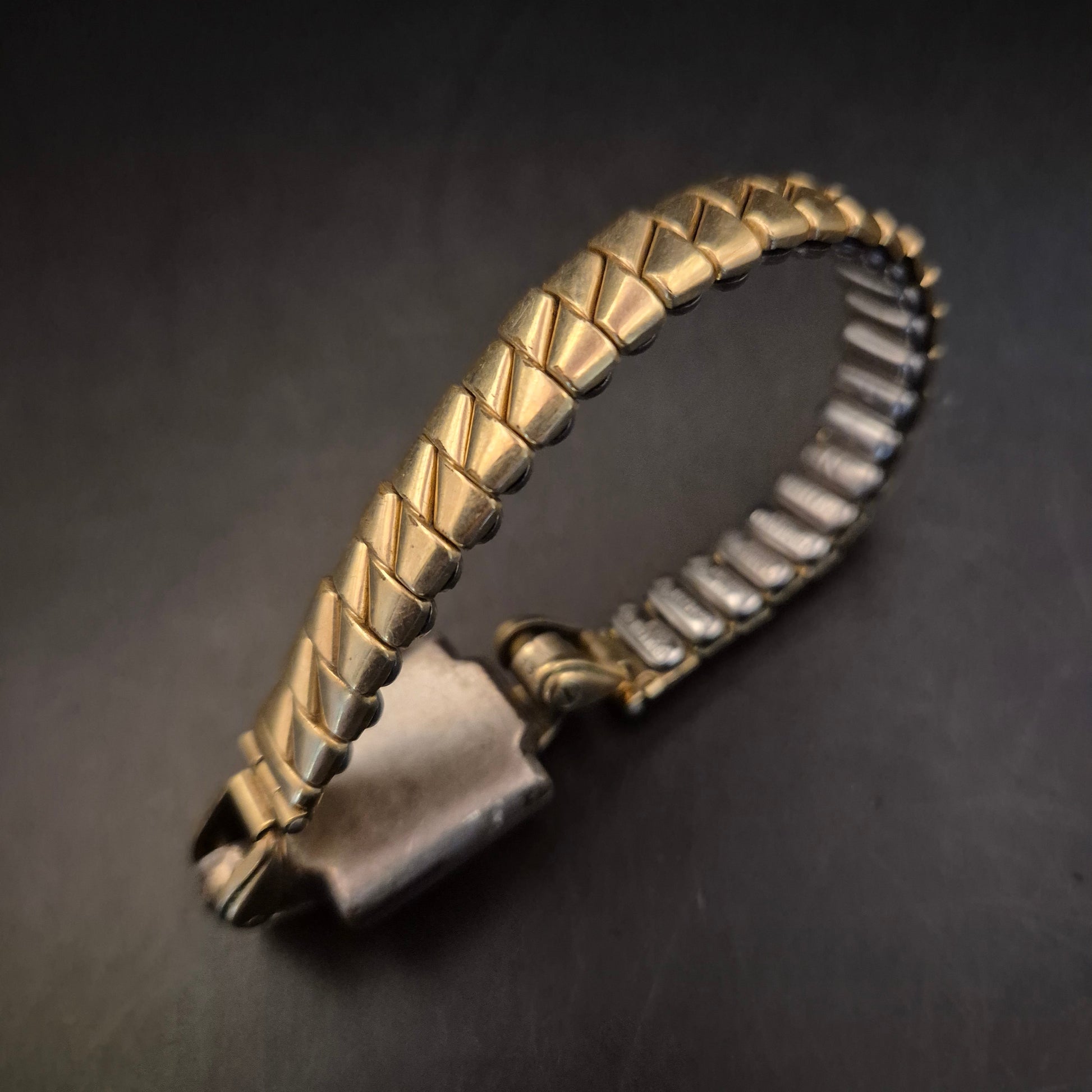 Vintage Damen Armbanduhr 'De Luxe' | Goldfarben & Defekt - Bild 5