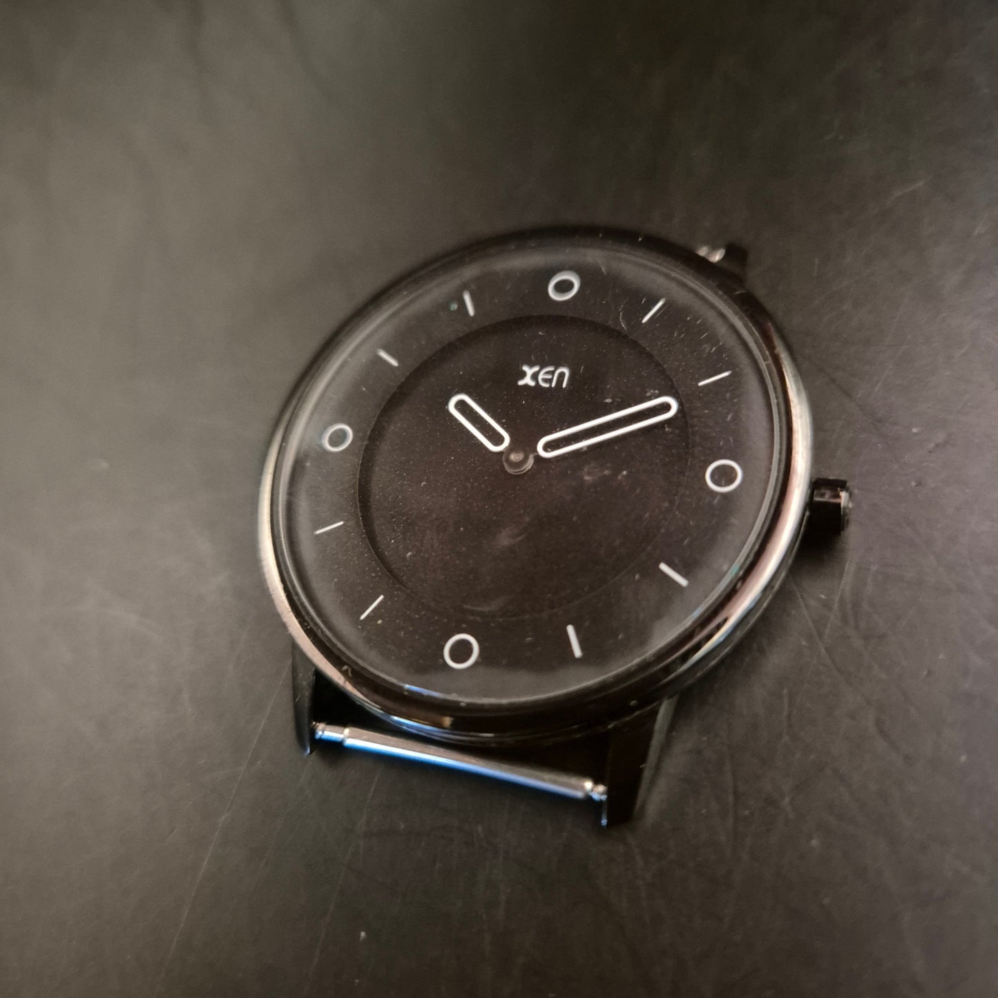 Minimalistische XEN Unisex Armbanduhr Schwarz Edelstahl - Bild 3