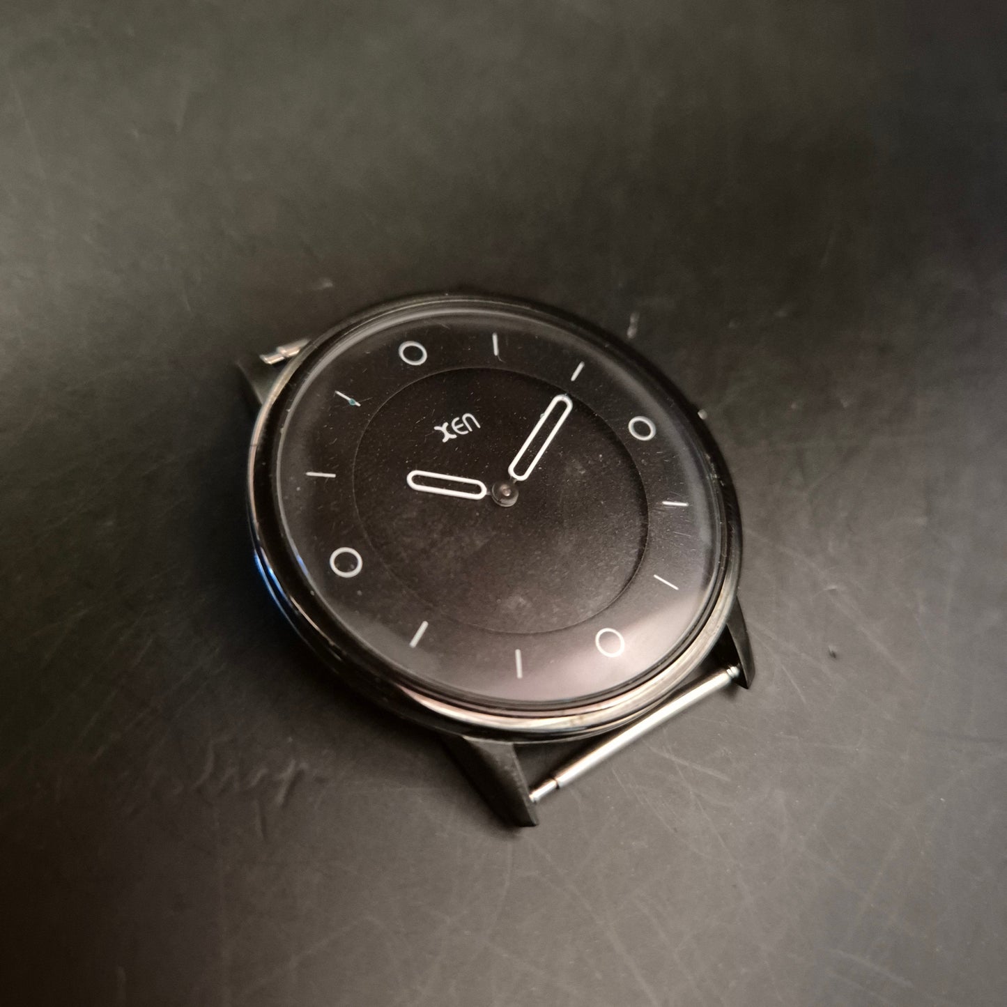 Minimalistische XEN Unisex Armbanduhr Schwarz Edelstahl - Bild 4