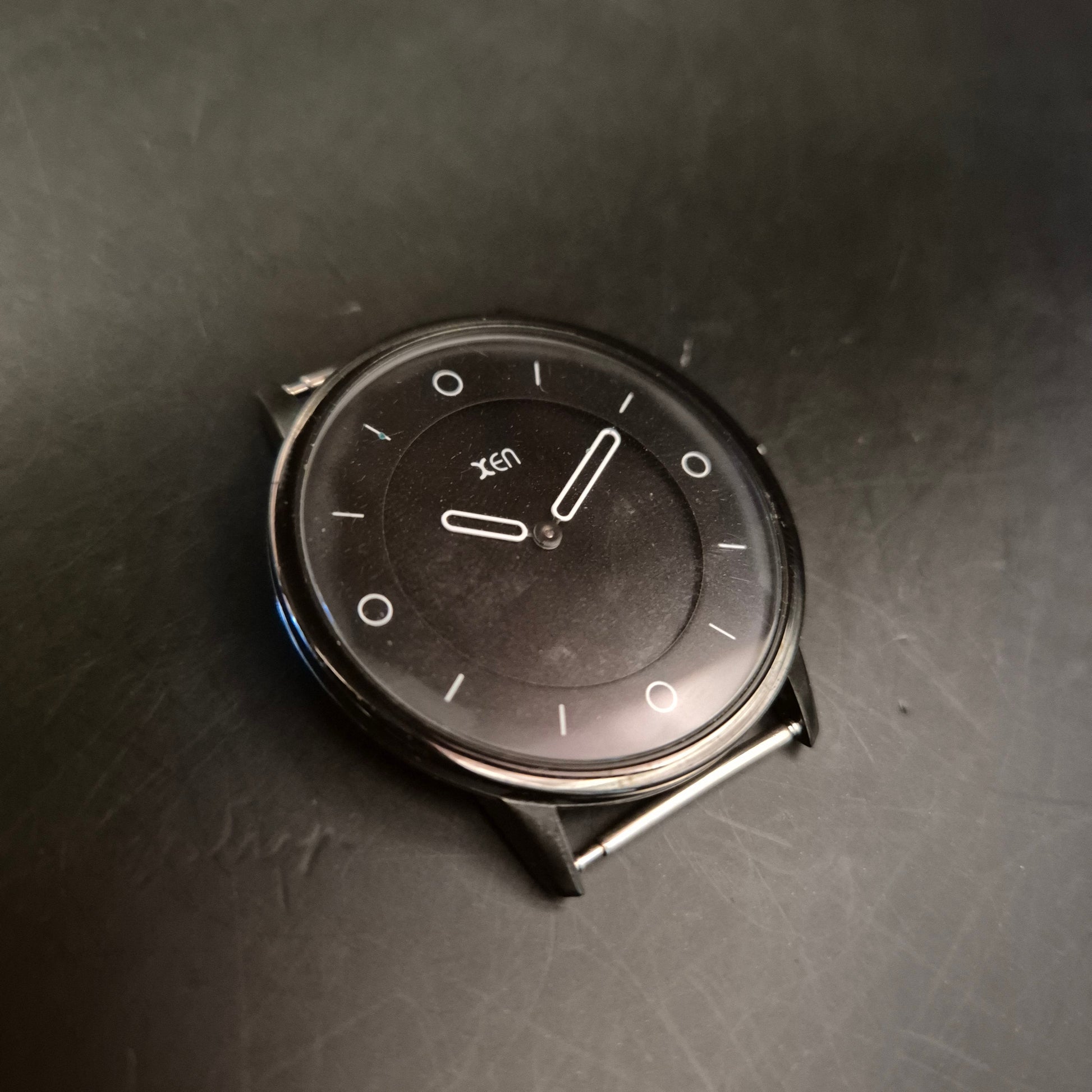 Minimalistische XEN Unisex Armbanduhr Schwarz Edelstahl - Bild 4