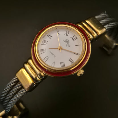 Vintage Damen Armbanduhr "Pea Jacques" Quarz - Armband defekt