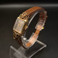 Elegante Vintage Damenuhr PROVITA mit Lederarmband, Goldfarben - Bild 6