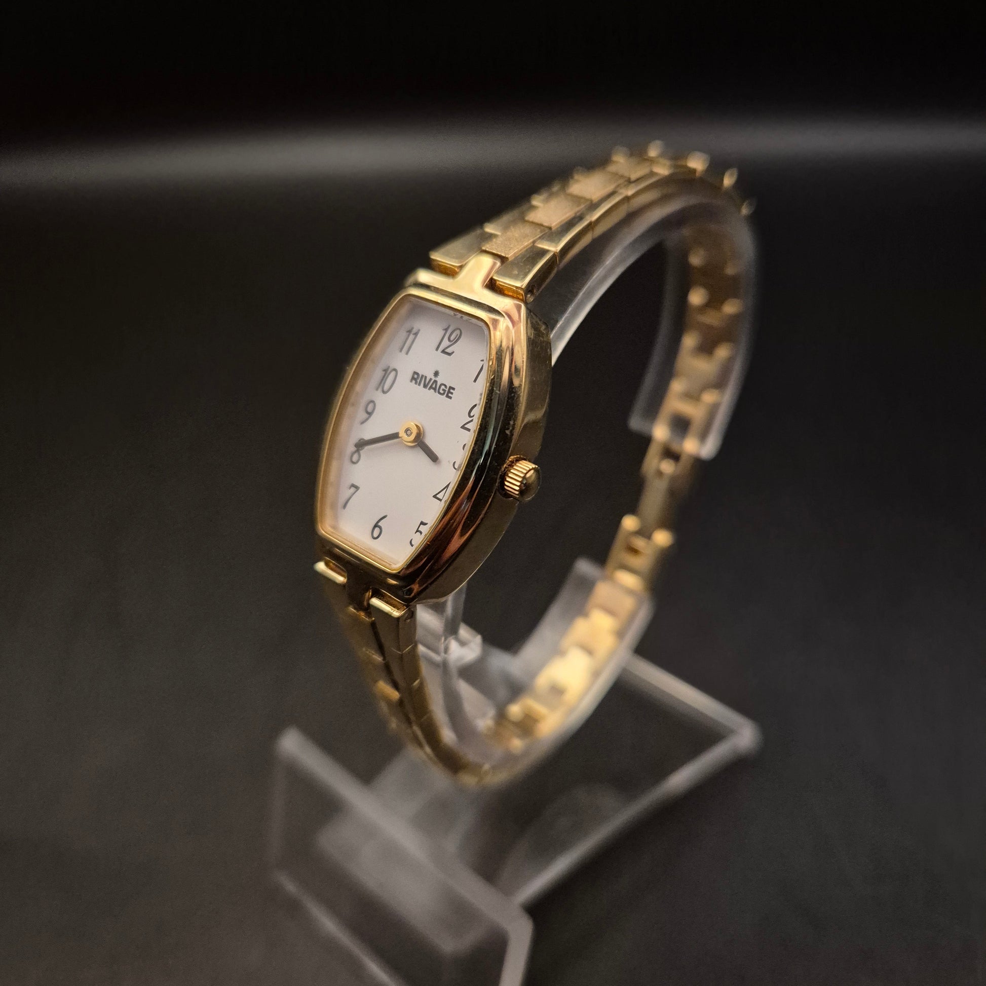 RIVAGE Damen Armbanduhr, Goldfarben, Elegantes Design - Bild 2