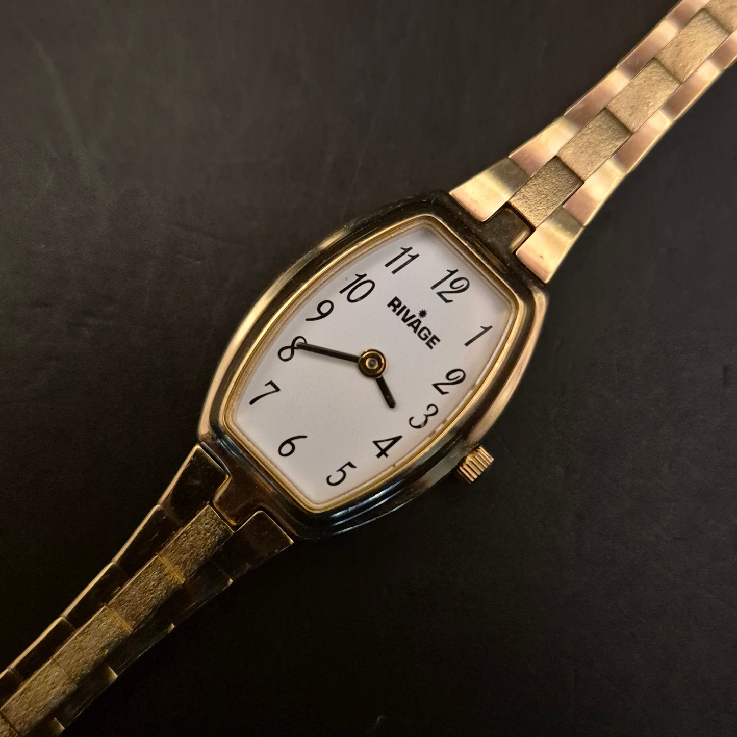 RIVAGE Damen Armbanduhr, Goldfarben, Elegantes Design - Bild 5