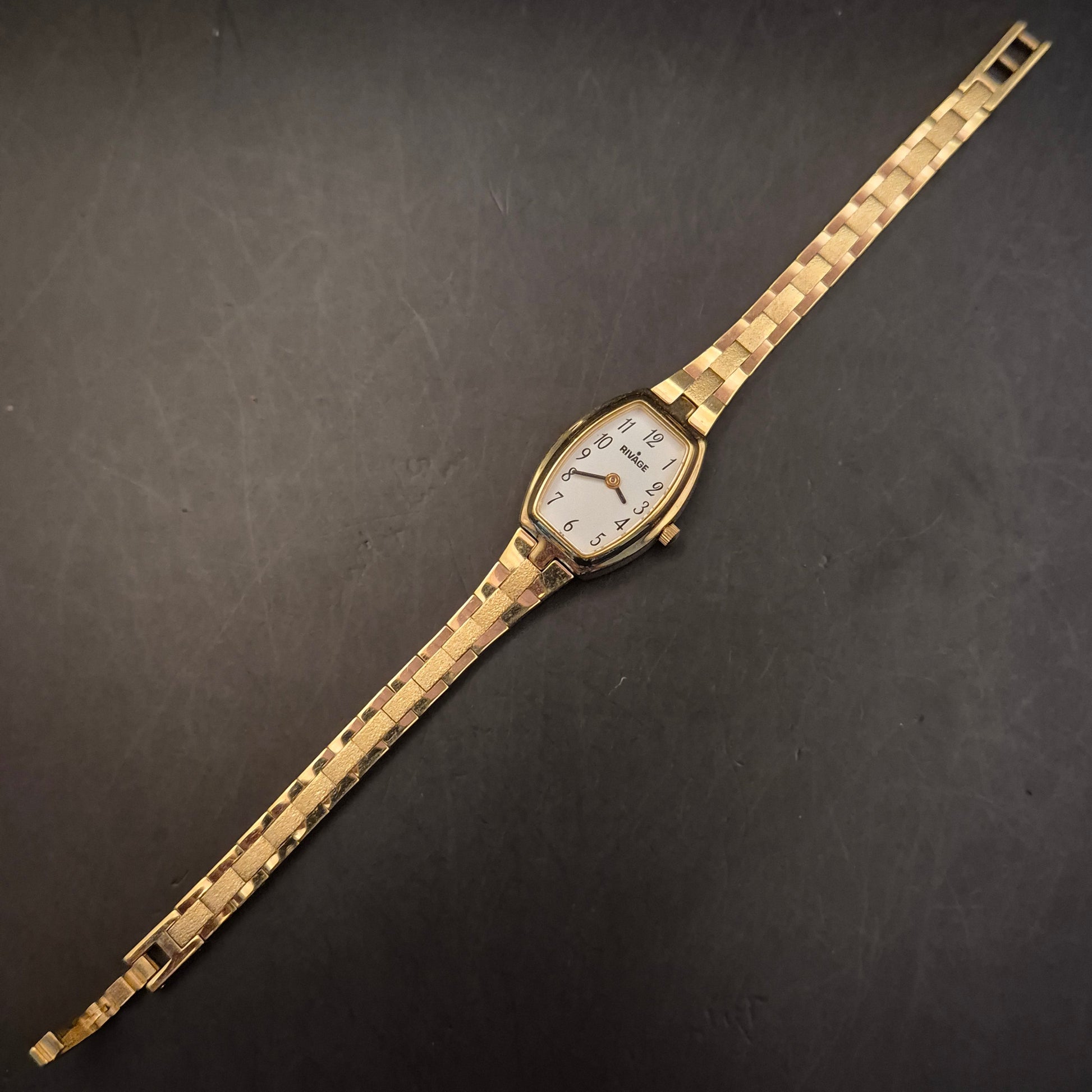 RIVAGE Damen Armbanduhr, Goldfarben, Elegantes Design - Bild 7