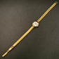 Elegante Vintage Blumus Damen Armbanduhr, Goldfarben, Swiss Made - Bild 3