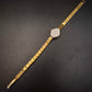 Elegante Vintage Blumus Damen Armbanduhr, Goldfarben, Swiss Made - Bild 4