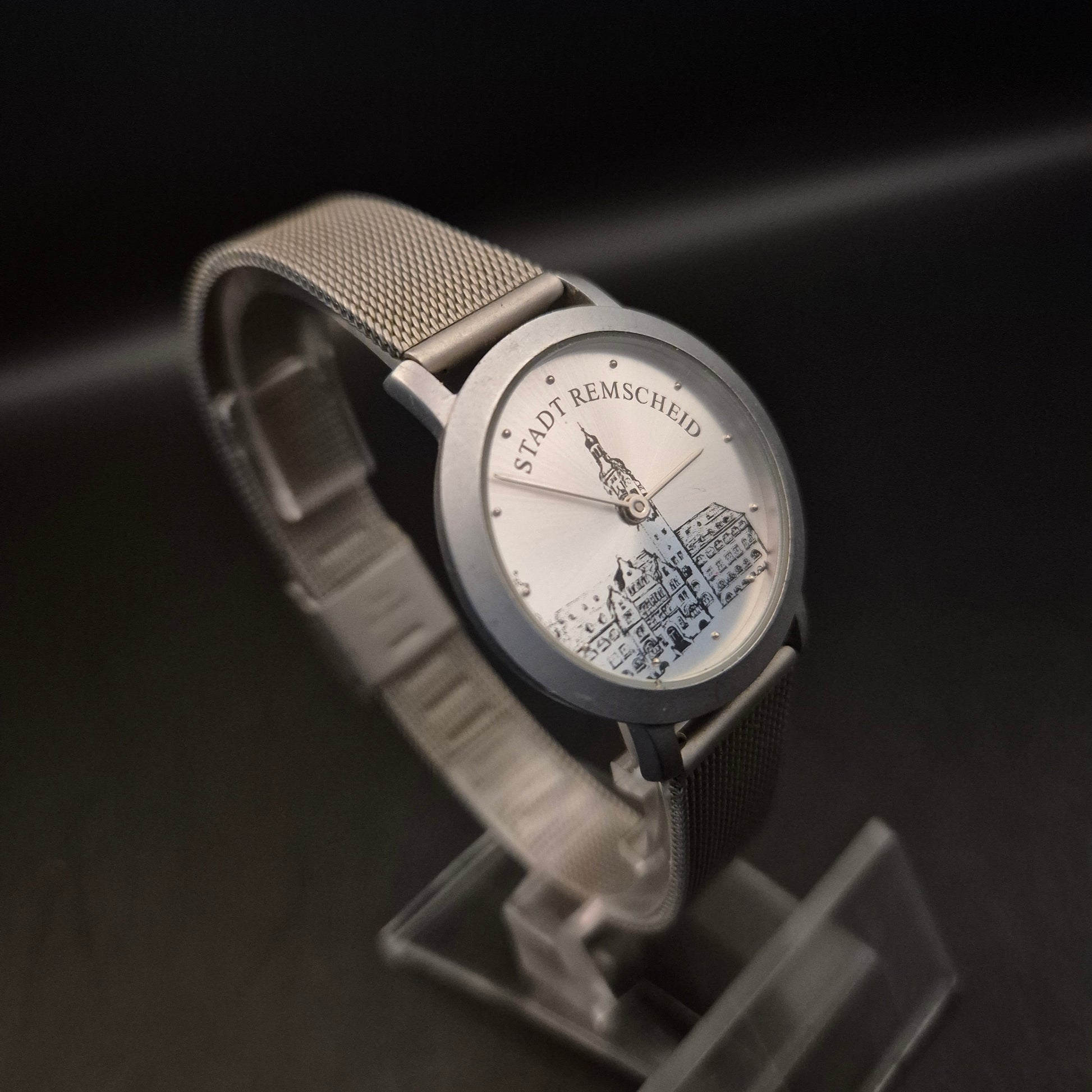 Elegante Unisex Armbanduhr "Stadt Remscheid" mit Milanaise-Band - Bild 7