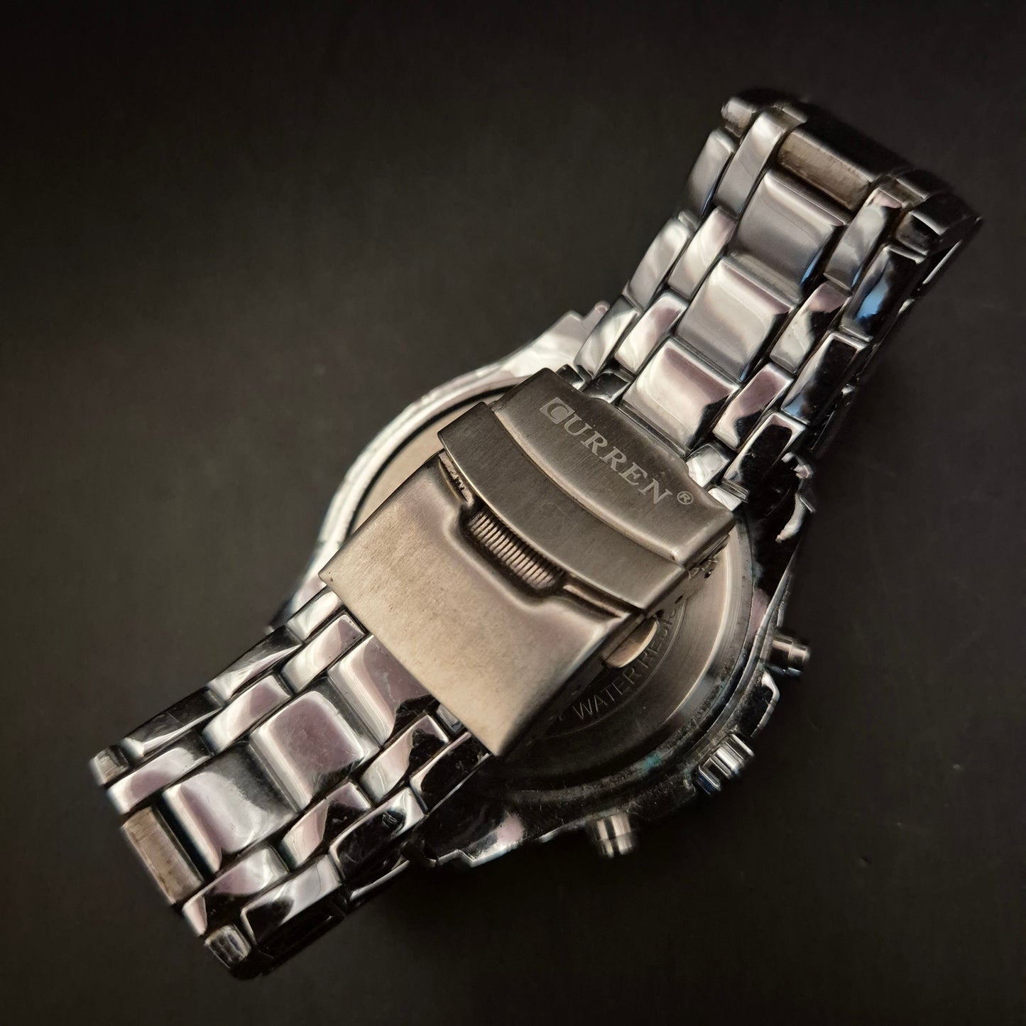 Curren Herrenuhr Chrono-Look | Edelstahl Armbanduhr | Dekorativ - Bild 2