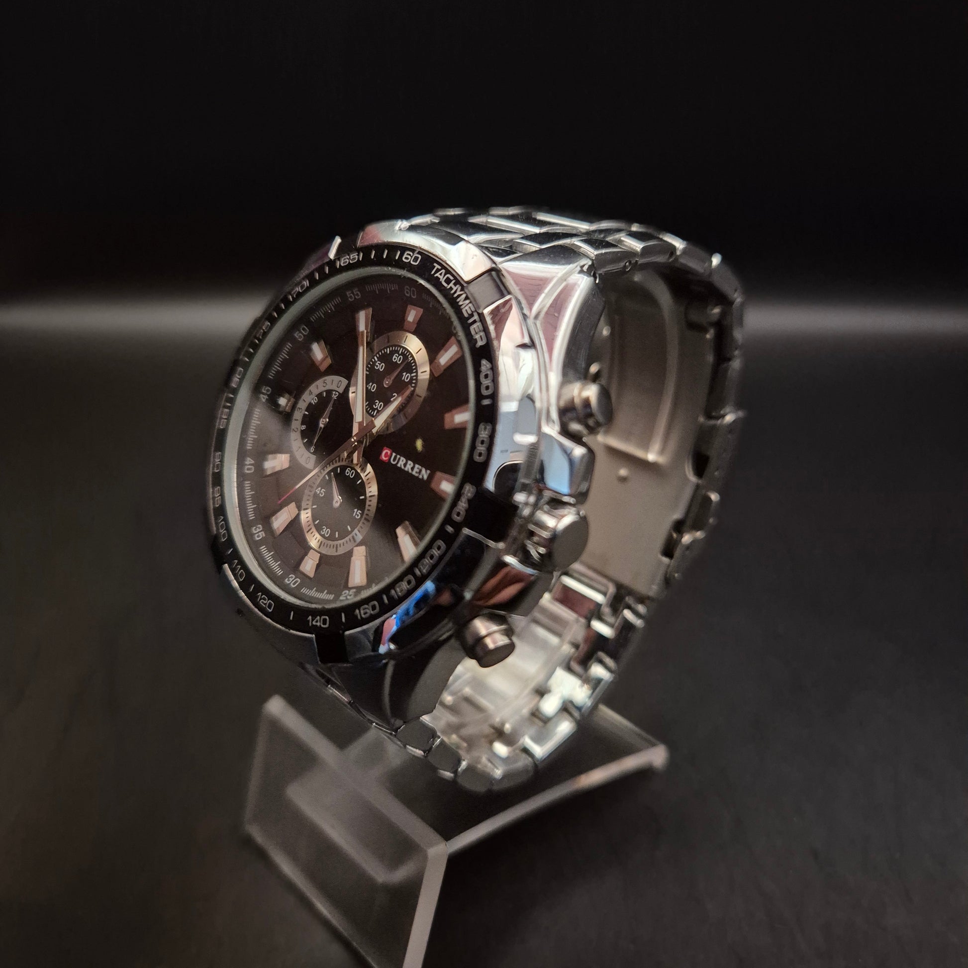 Curren Herrenuhr Chrono-Look | Edelstahl Armbanduhr | Dekorativ - Bild 4