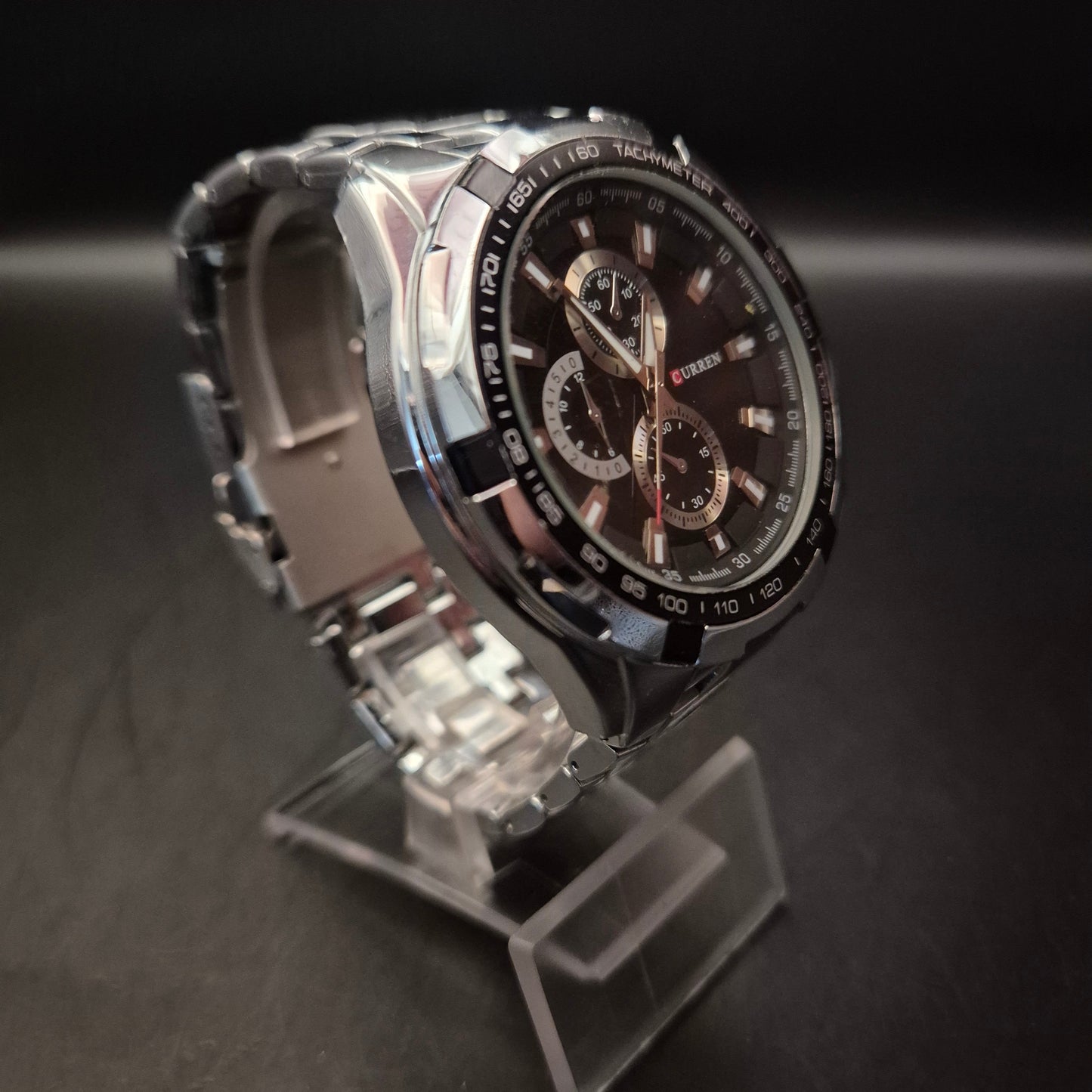 Curren Herrenuhr Chrono-Look | Edelstahl Armbanduhr | Dekorativ - Bild 5