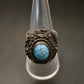 Vintage Ethno-Ring mit Türkis-Optik Stein und filigranem Dekor - Bild 2