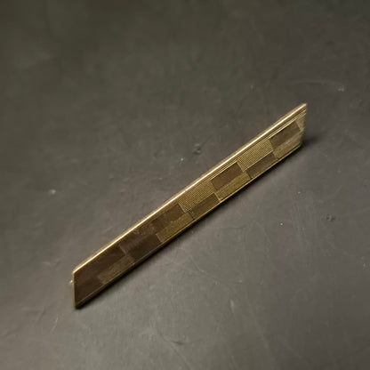 Elegante Vintage Krawattennadel / Reversnadel goldfarben