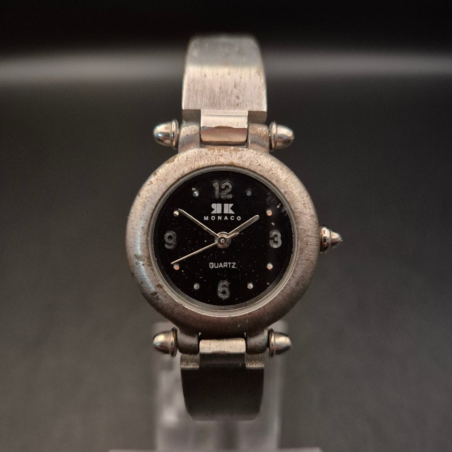 Vintage Damen Armbanduhr RK Monaco Quarz mit Patina