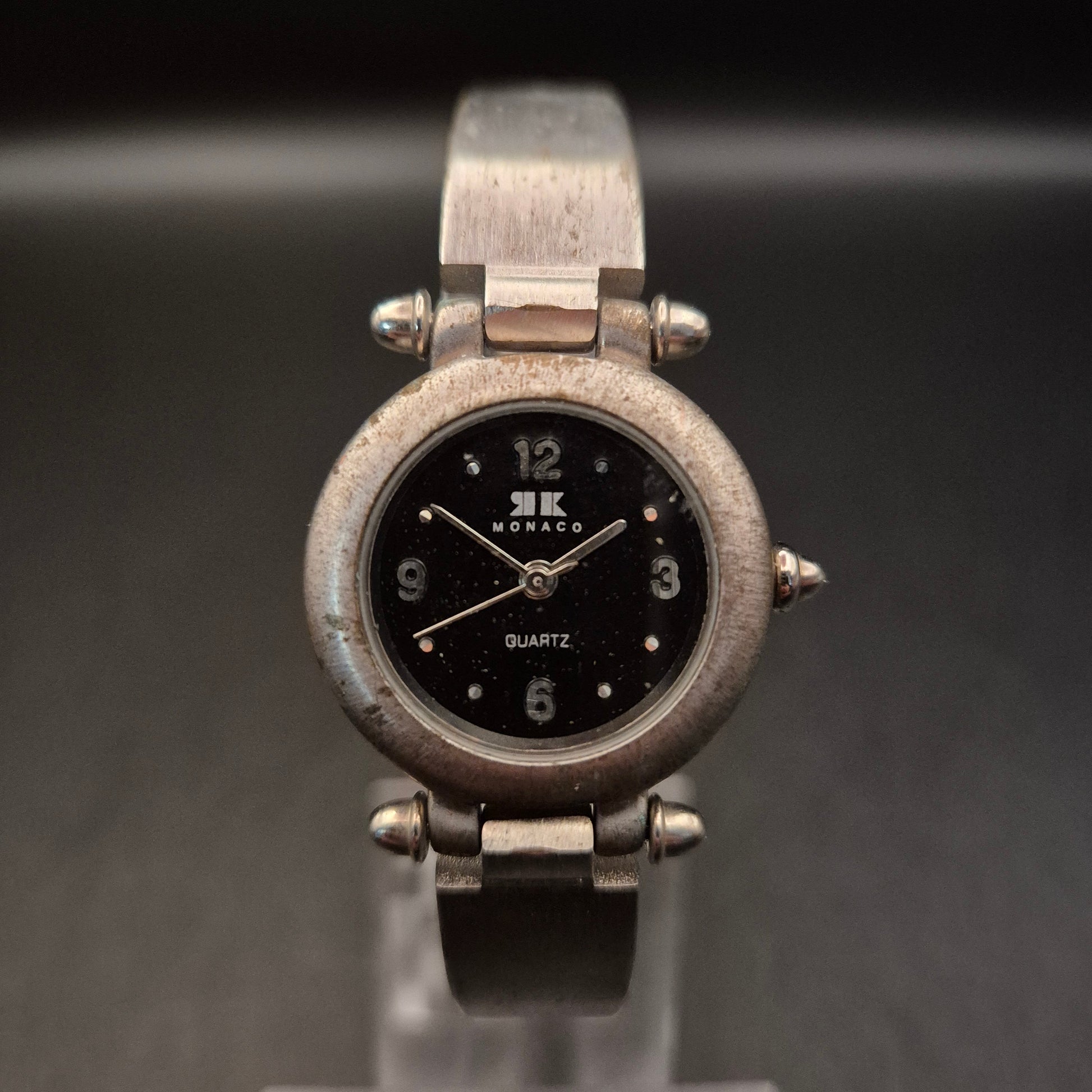 Vintage Damen Armbanduhr RK Monaco Quarz mit Patina