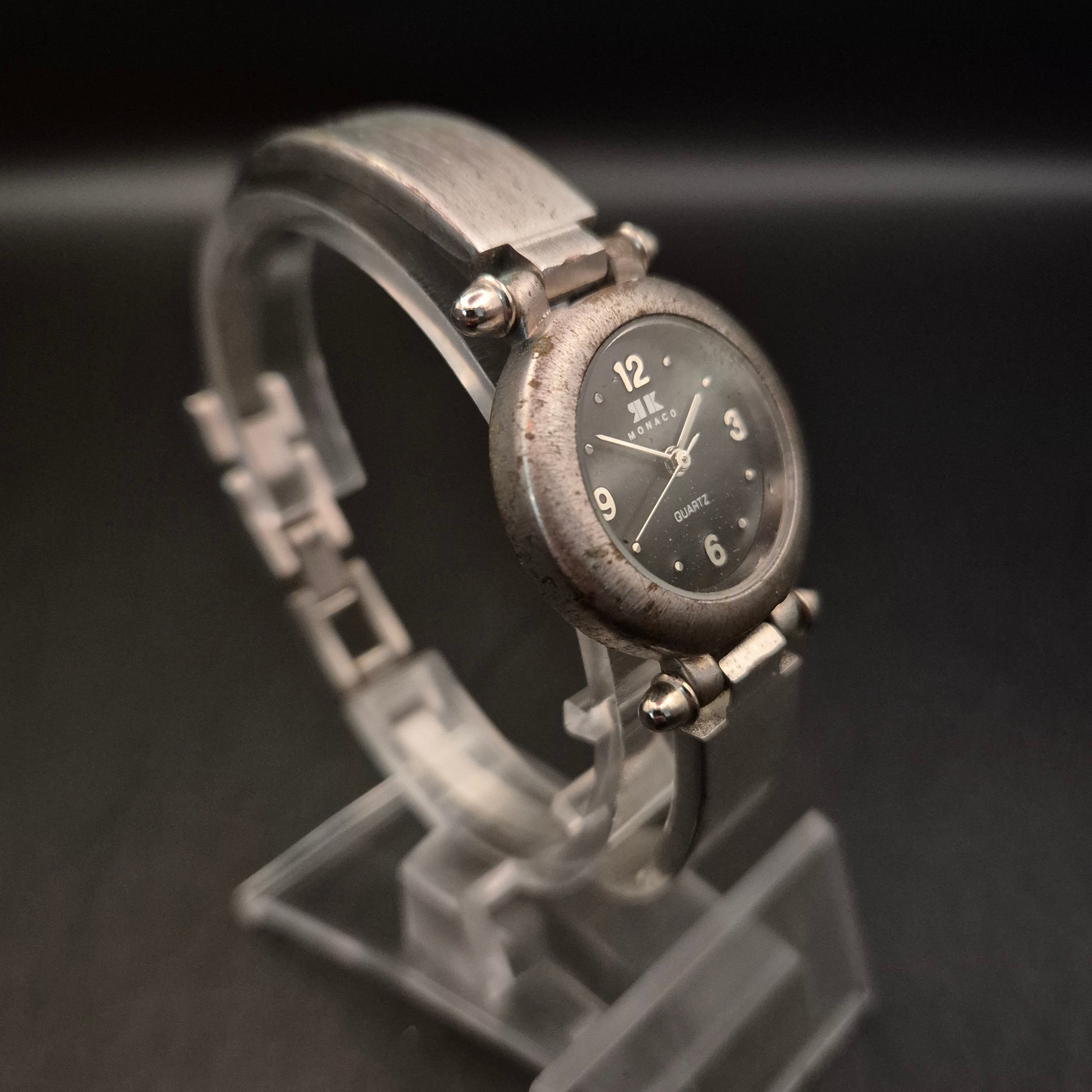 Vintage Damen Armbanduhr RK Monaco Quarz mit Patina - Bild 7