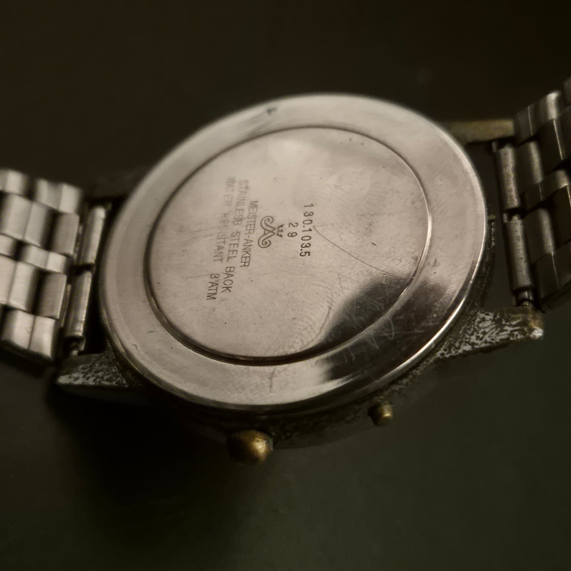 Vintage Meister-Anker Herren Armbanduhr Quarz Analog-Digital - Bild 5