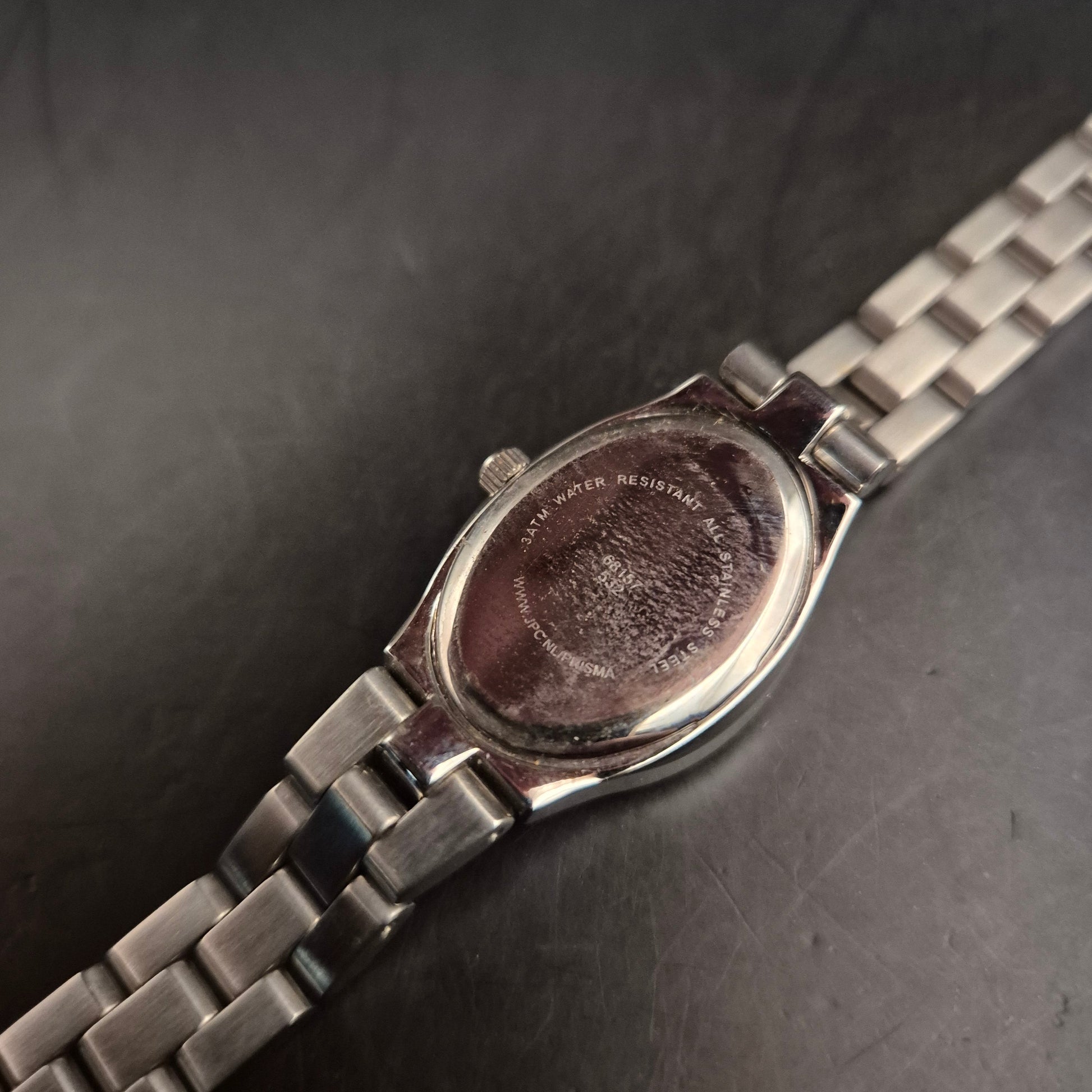 Elegante PRISMA Damenuhr mit Strass und rosafarbenem Zifferblatt - Bild 4