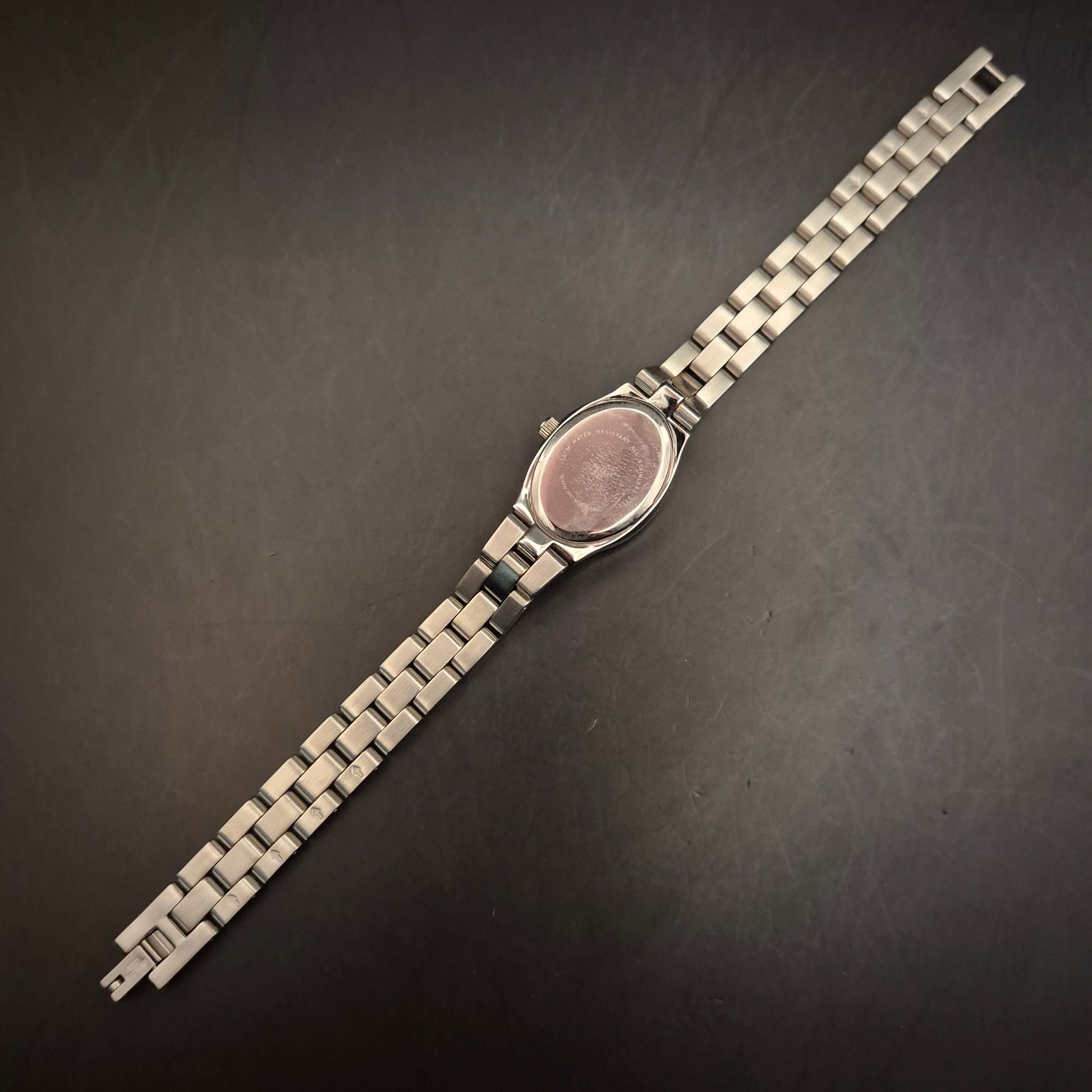 Elegante PRISMA Damenuhr mit Strass und rosafarbenem Zifferblatt - Bild 5