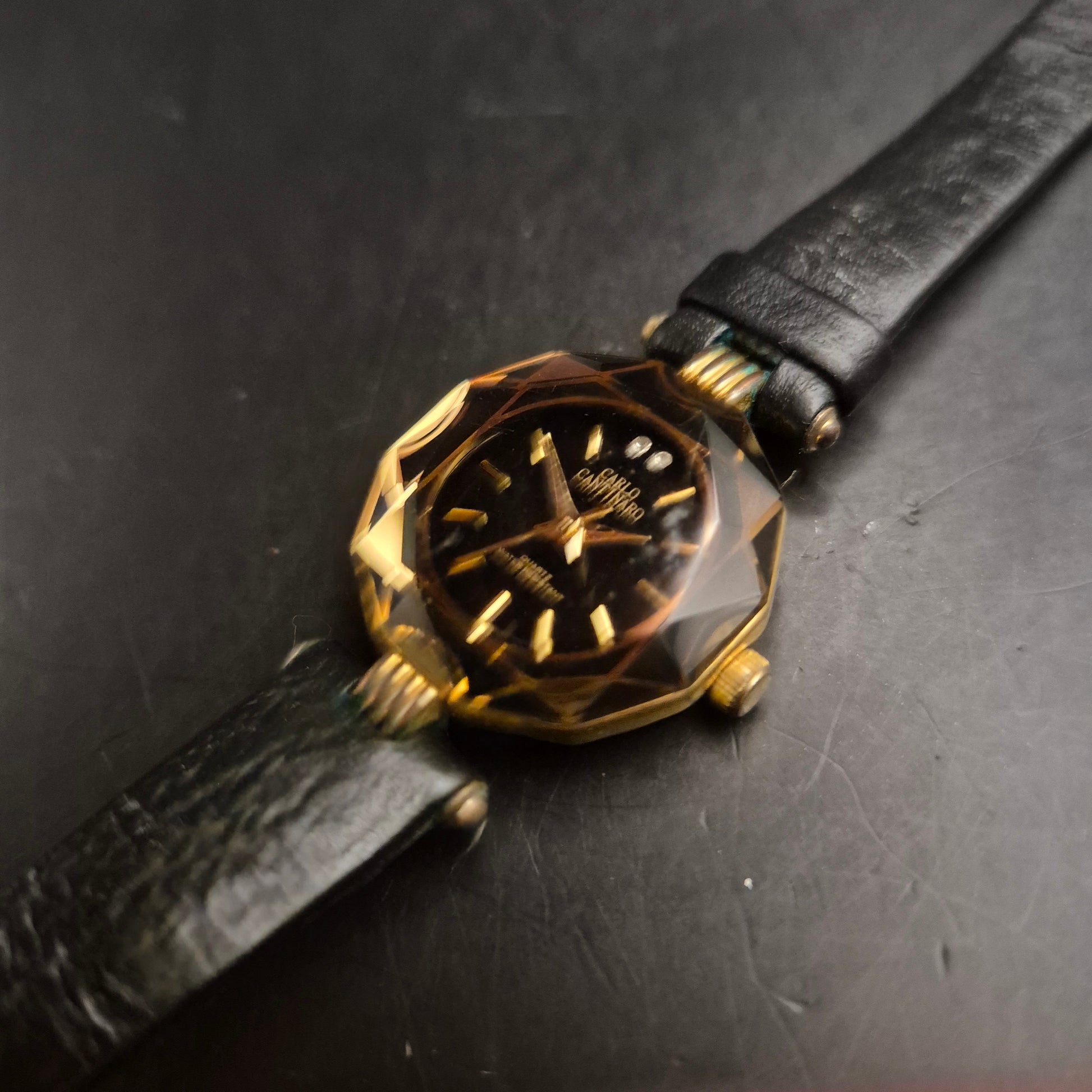 Carlo Cantinaro Damenuhr mit facettenreichem Glas, Quarz - Bild 3