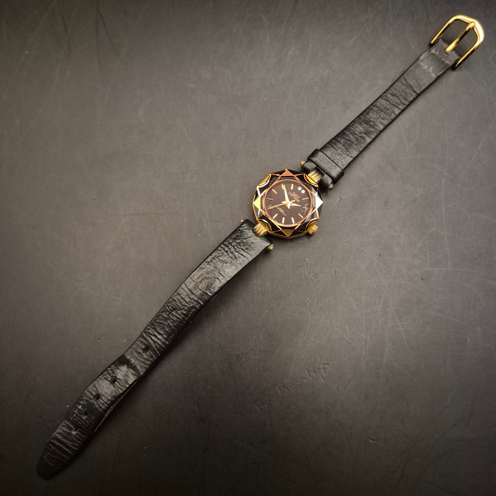 Carlo Cantinaro Damenuhr mit facettenreichem Glas, Quarz - Bild 4