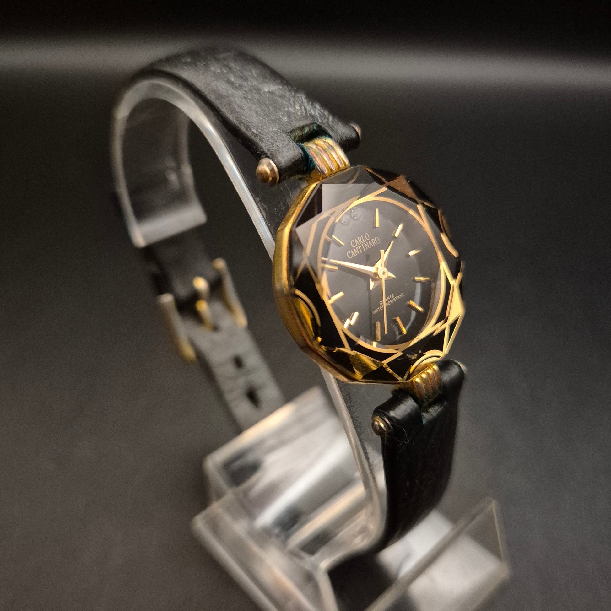 Carlo Cantinaro Damenuhr mit facettenreichem Glas, Quarz - Bild 8