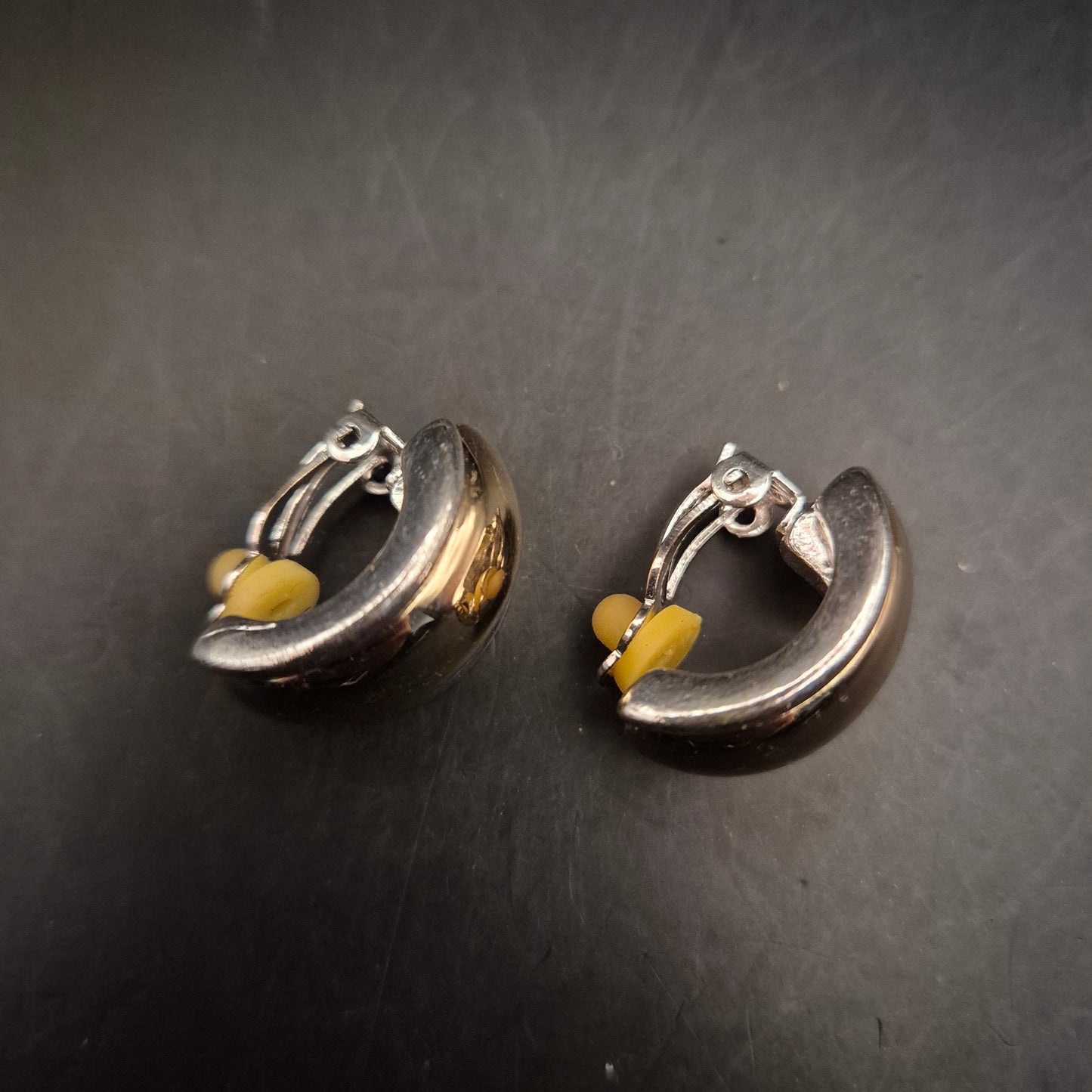 Vintage Clip-Ohrringe gold-silberfarben | Eleganter Damenschmuck - Bild 3