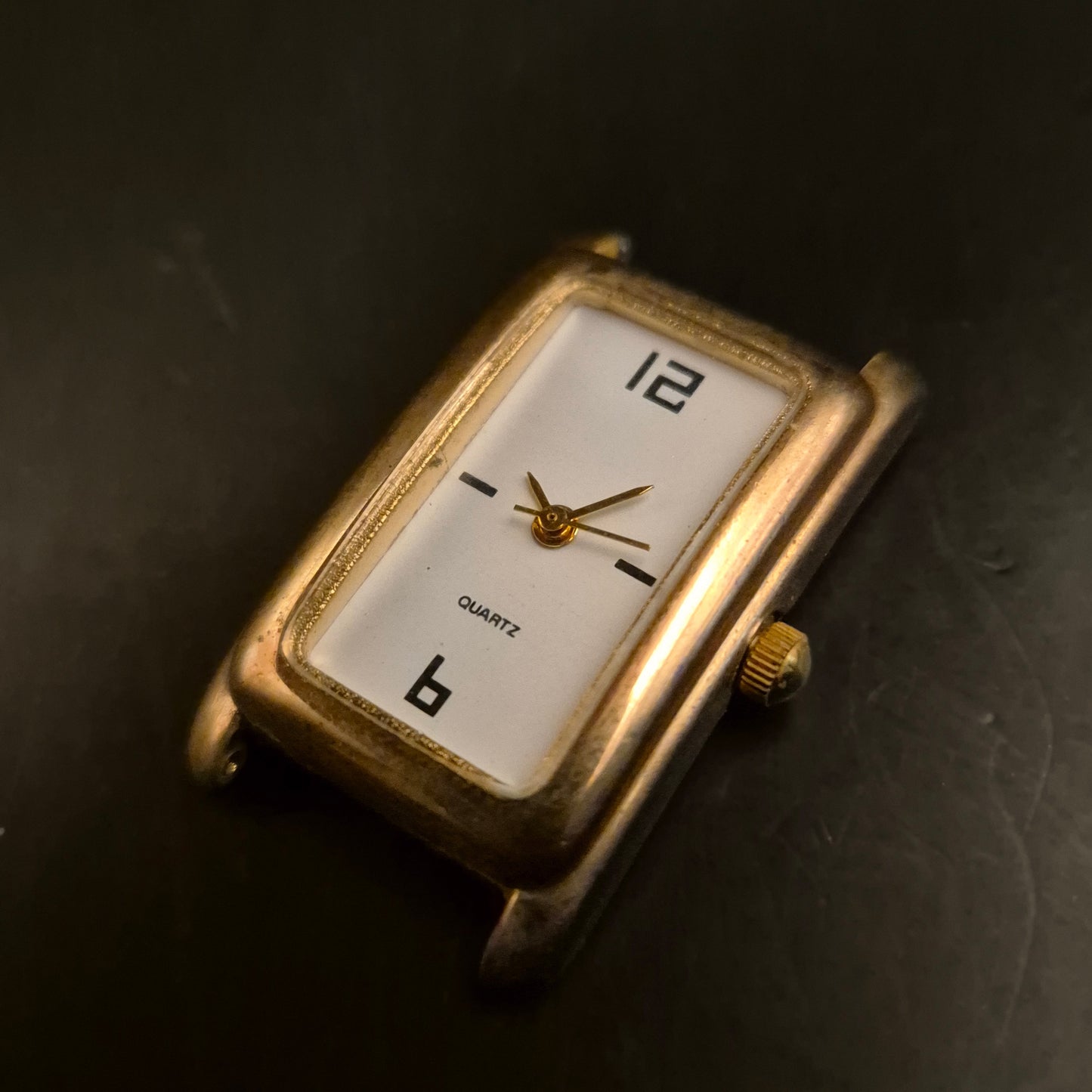 Elegante Vintage Damenuhr (Gehäuse) | Goldfarben | Quarzwerk