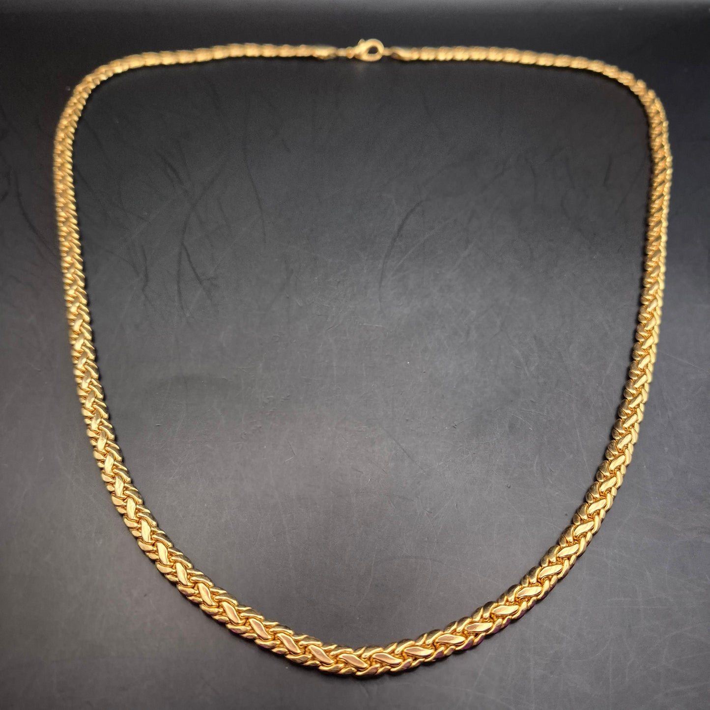 Elegante Königskette Goldfarben Unisex Vintage Schmuck