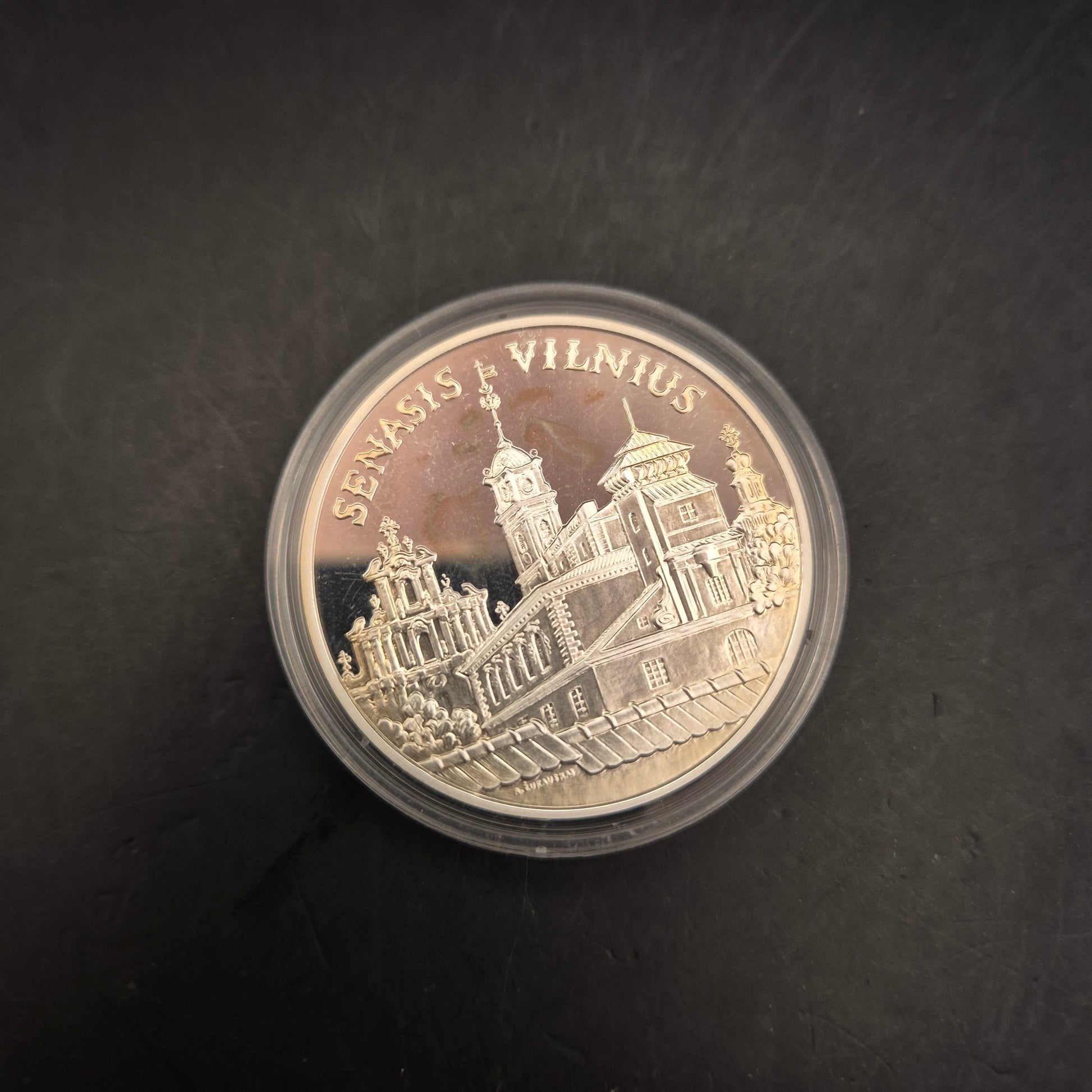 Gedenkmedaille "Senasis Vilnius" – Detailreiche Architektur Litauen