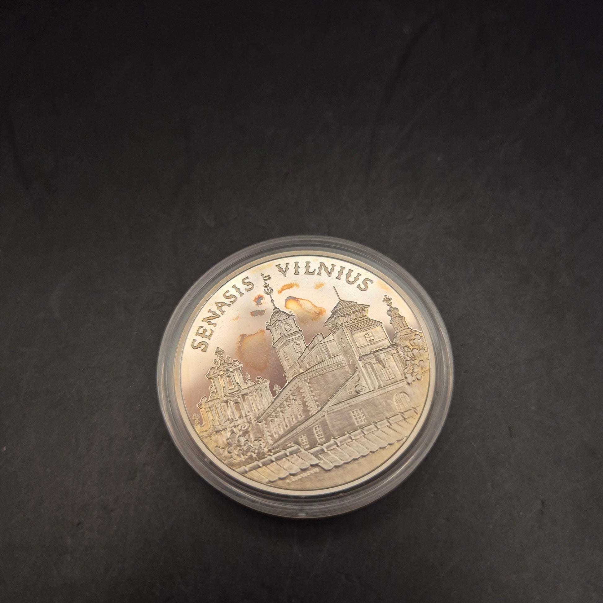 Gedenkmedaille "Senasis Vilnius" – Detailreiche Architektur Litauen - Bild 2