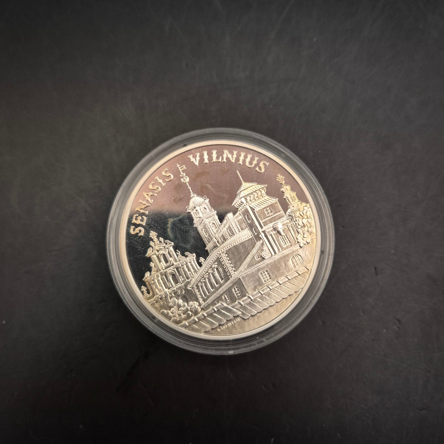 Gedenkmedaille "Senasis Vilnius" – Detailreiche Architektur Litauen - Bild 3